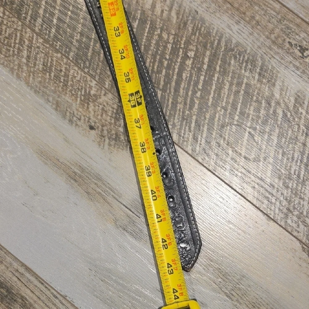 Men's Black Leather Belt